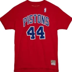 Mitchell & Ness T-Shirts & Tops-Traditional Name & Number Tee Detroit Pistons 1989-90 Rick Mahorn
