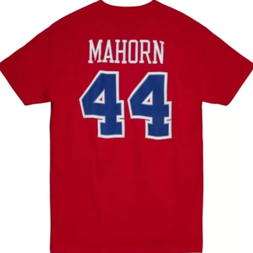 Mitchell & Ness T-Shirts & Tops-Traditional Name & Number Tee Detroit Pistons 1989-90 Rick Mahorn