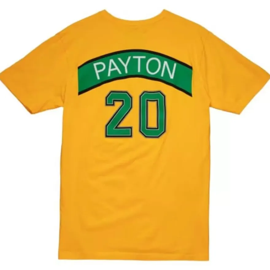 Mitchell & Ness T-Shirts & Tops-Traditional Name & Number Tee Seattle Supersonics 1995-96 Gary Payton