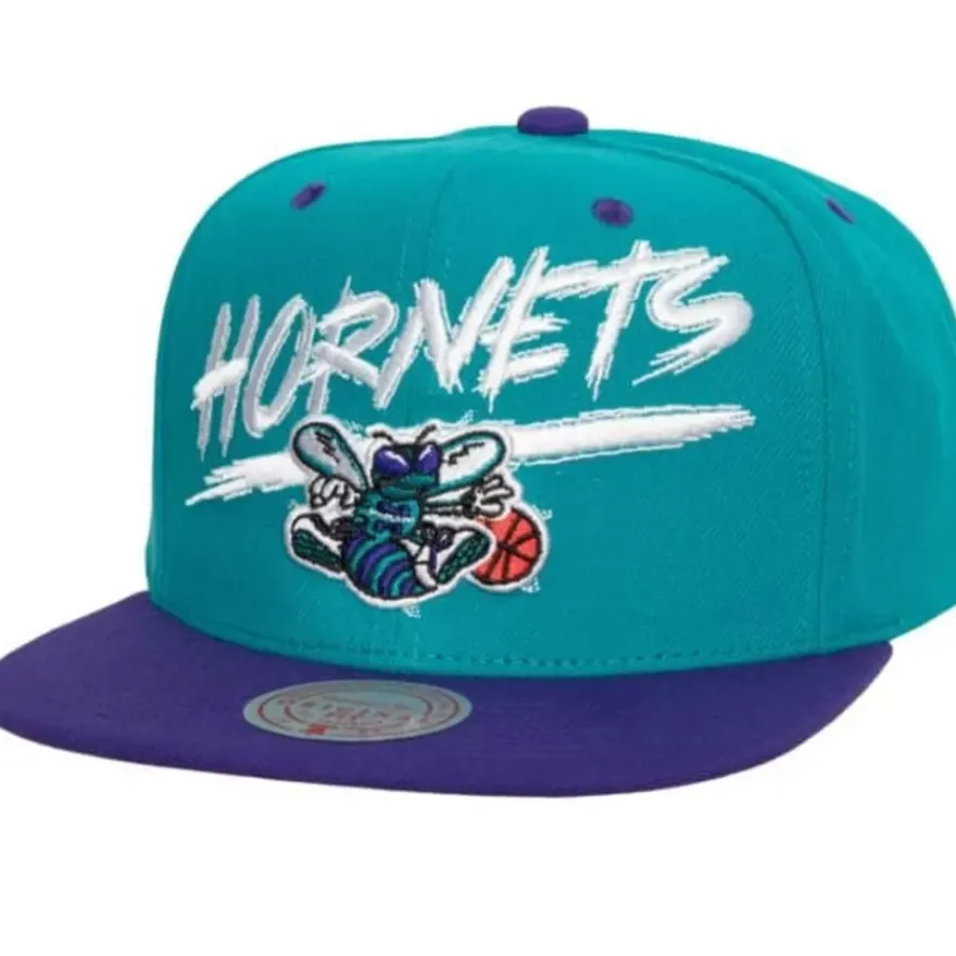 Mitchell & Ness Snapback-Transcript Snapback Hwc Charlotte Hornets