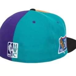 Mitchell & Ness Fitted-Tri Cycle Fitted Hat Charlotte Hornets
