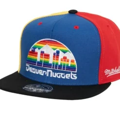 Mitchell & Ness Fitted-Tri Cycle Fitted Hat Denver Nuggets