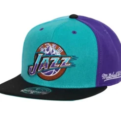 Mitchell & Ness Fitted-Tri Cycle Fitted Hat Utah Jazz