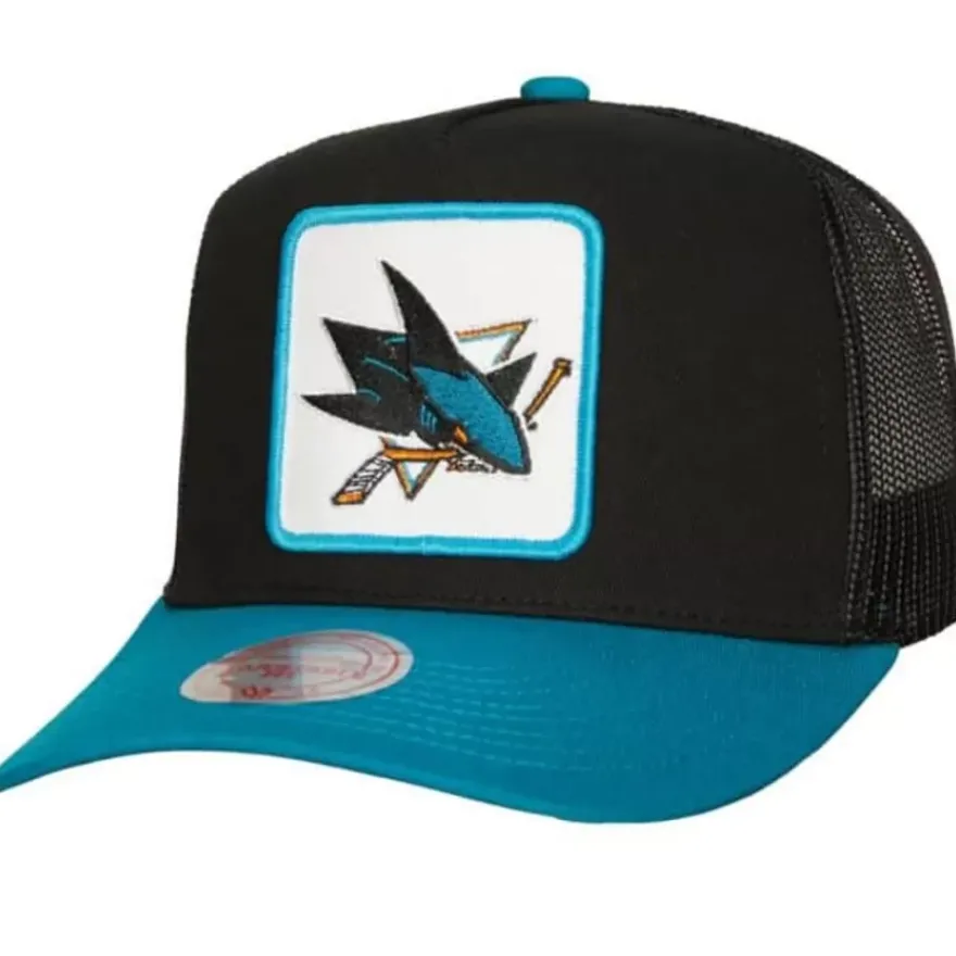 Mitchell & Ness Snapback-Truck It Trucker Snapback San Jose Sharks