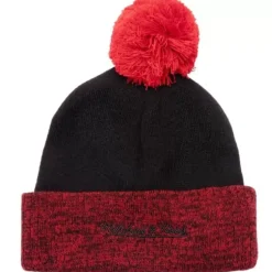 Mitchell & Ness Knit-Two Tone Pom Beanie Hwc Chicago Bulls