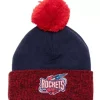Mitchell & Ness Knit-Two Tone Pom Beanie Hwc Houston Rockets