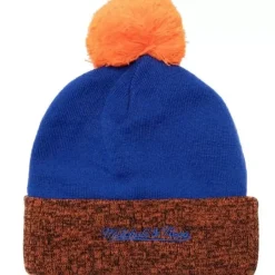 Mitchell & Ness Knit-Two Tone Pom Beanie Hwc New York Knicks