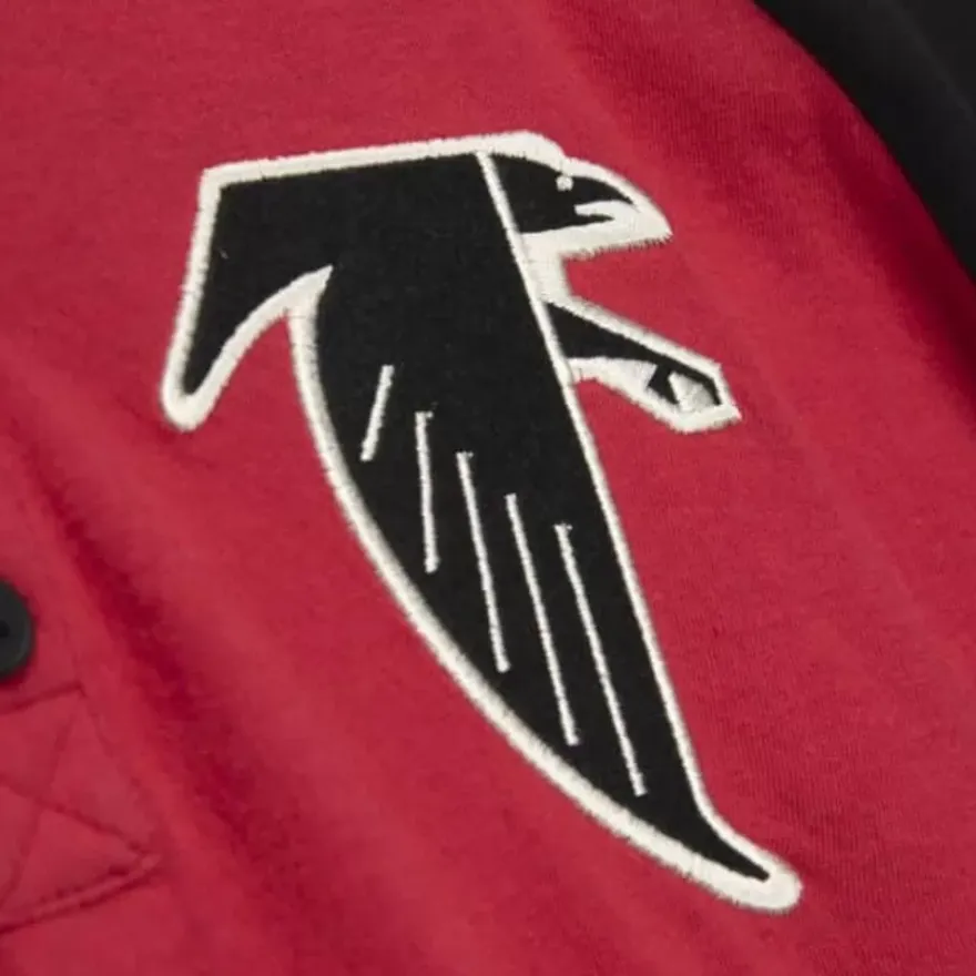 Mitchell & Ness T-Shirts & Tops-Ultimate Play Henley Atlanta Falcons