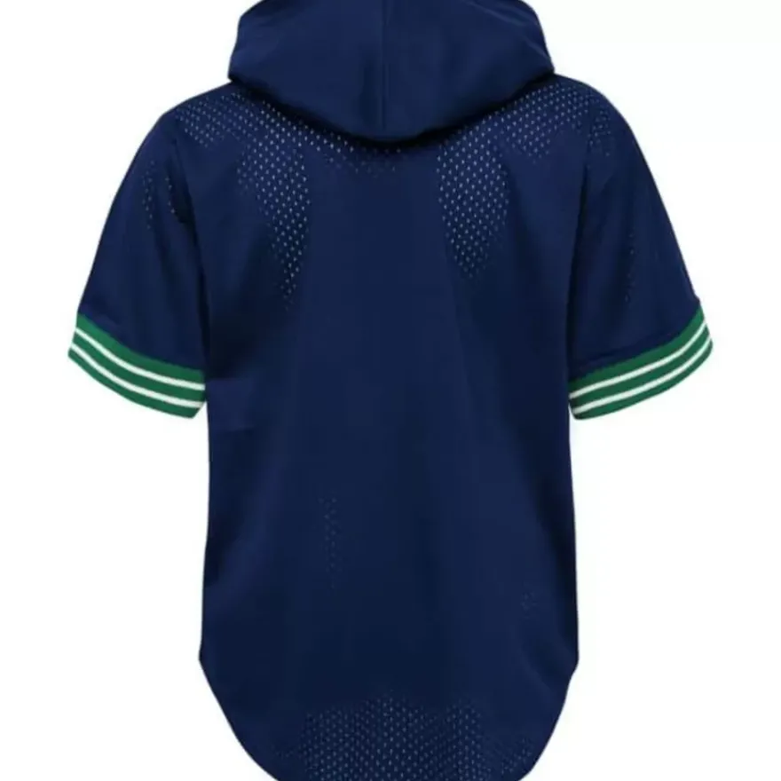 Mitchell & Ness Big Kids-Unbeaten S/S Mesh Hoody Dallas Mavericks