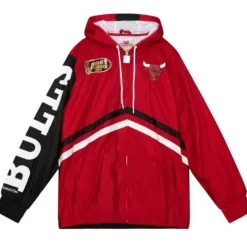 Mitchell & Ness Jackets & Outerwear-Undeniable Full Zip Windbreaker Chicago Bulls