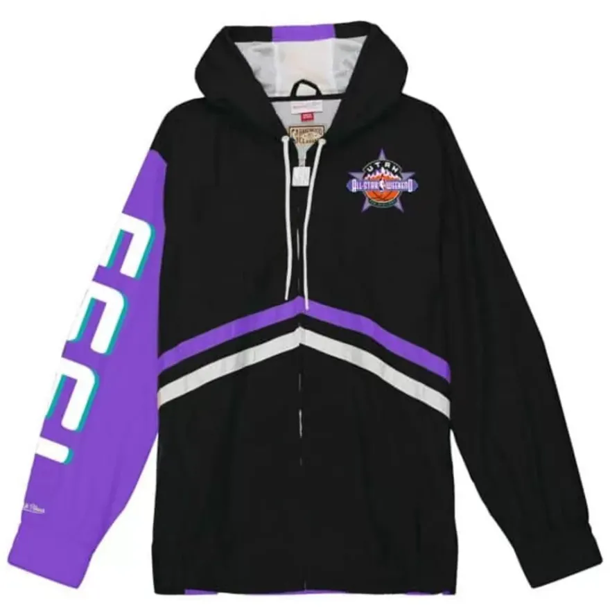 Mitchell & Ness Jackets & Outerwear-Undeniable Full Zip Windbreaker Utah Jazz 1993