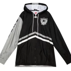 Mitchell & Ness Jackets & Outerwear-Undeniable Full Zip Windbreaker Oakland Raiders