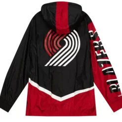 Mitchell & Ness Jackets & Outerwear-Undeniable Full Zip Windbreaker Portland Trail Blazers