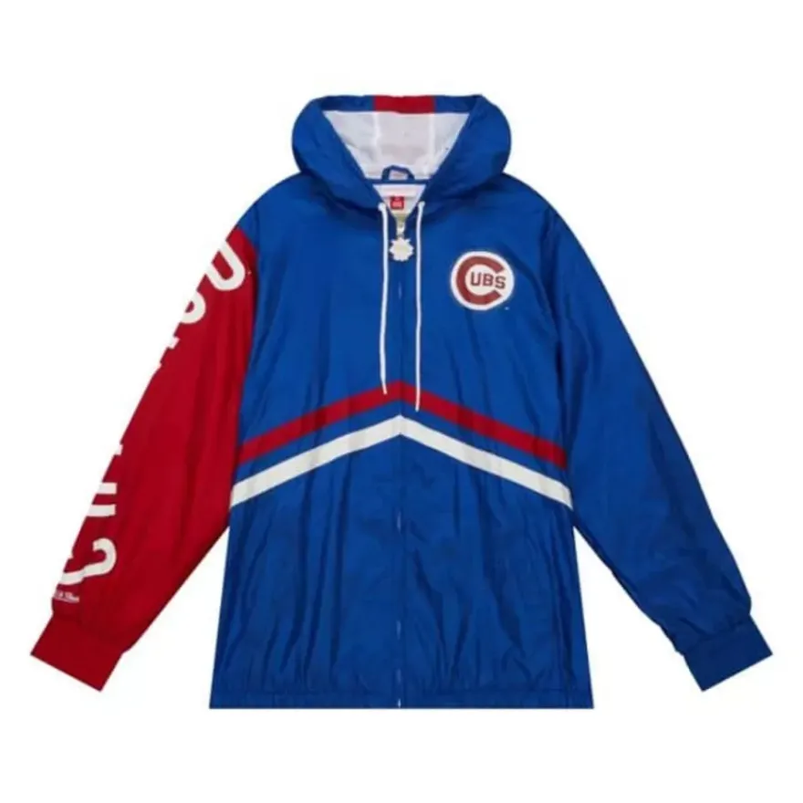 Mitchell & Ness Jackets & Outerwear-Undeniable Full Zip Windbreaker Chicago Cubs