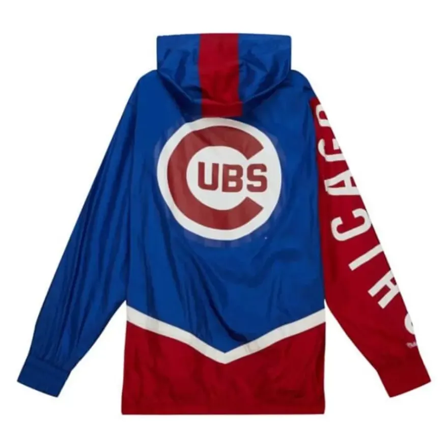 Mitchell & Ness Jackets & Outerwear-Undeniable Full Zip Windbreaker Chicago Cubs