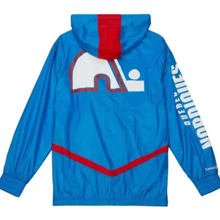 Mitchell & Ness Jackets & Outerwear-Undeniable Full Zip Windbreaker Quebec Nordiques