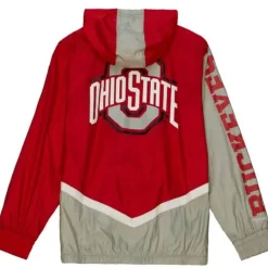Mitchell & Ness Jackets & Outerwear-Undeniable Full Zip Windbreaker Ohio State