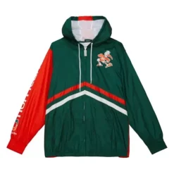 Mitchell & Ness Jackets & Outerwear-Undeniable Full Zip Windbreaker University Of Miami