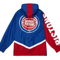 Mitchell & Ness Jackets & Outerwear-Undeniable Full Zip Windbreaker Detroit Pistons