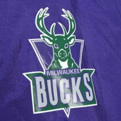 Mitchell & Ness Jackets & Outerwear-Undeniable Full Zip Windbreaker Milwaukee Bucks