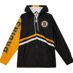 Mitchell & Ness Jackets & Outerwear-Undeniable Full Zip Windbreaker Boston Bruins