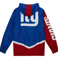 Mitchell & Ness Jackets & Outerwear-Undeniable Full Zip Windbreaker New York Giants