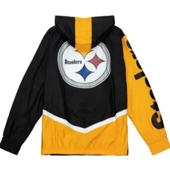 Mitchell & Ness Jackets & Outerwear-Undeniable Full Zip Windbreaker Pittsburgh Steelers