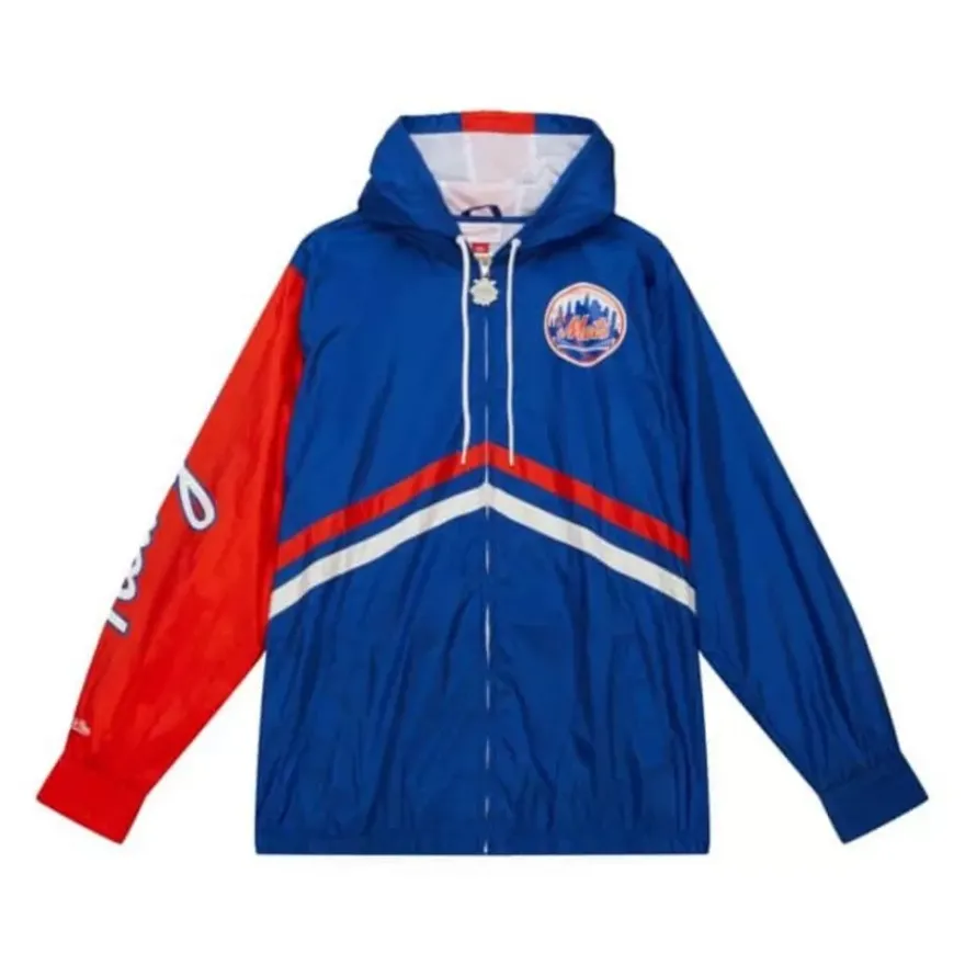 Mitchell & Ness Jackets & Outerwear-Undeniable Full Zip Windbreaker New York Mets