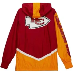Mitchell & Ness Jackets & Outerwear-Undeniable Full Zip Windbreaker Kansas City Chiefs