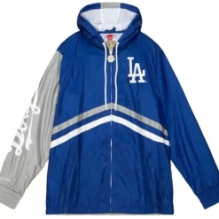 Mitchell & Ness Jackets & Outerwear-Undeniable Full Zip Windbreaker Los Angeles Dodgers
