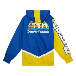 Mitchell & Ness Jackets & Outerwear-Undeniable Full Zip Windbreaker Denver Nuggets