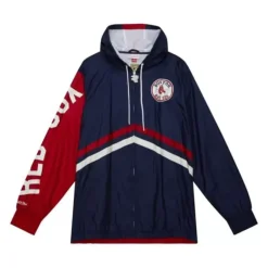 Mitchell & Ness Jackets & Outerwear-Undeniable Full Zip Windbreaker Boston Red Sox