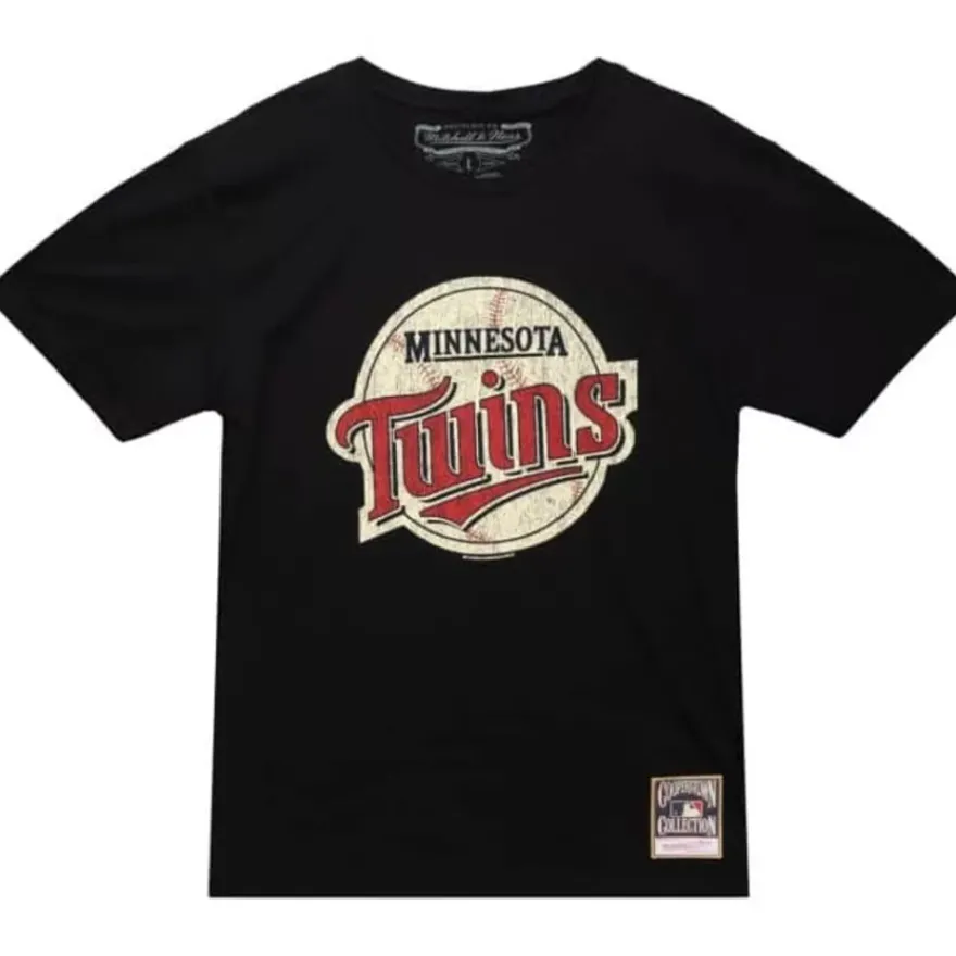 Mitchell & Ness T-Shirts & Tops-Under The Lights Tee Minnesota Twins