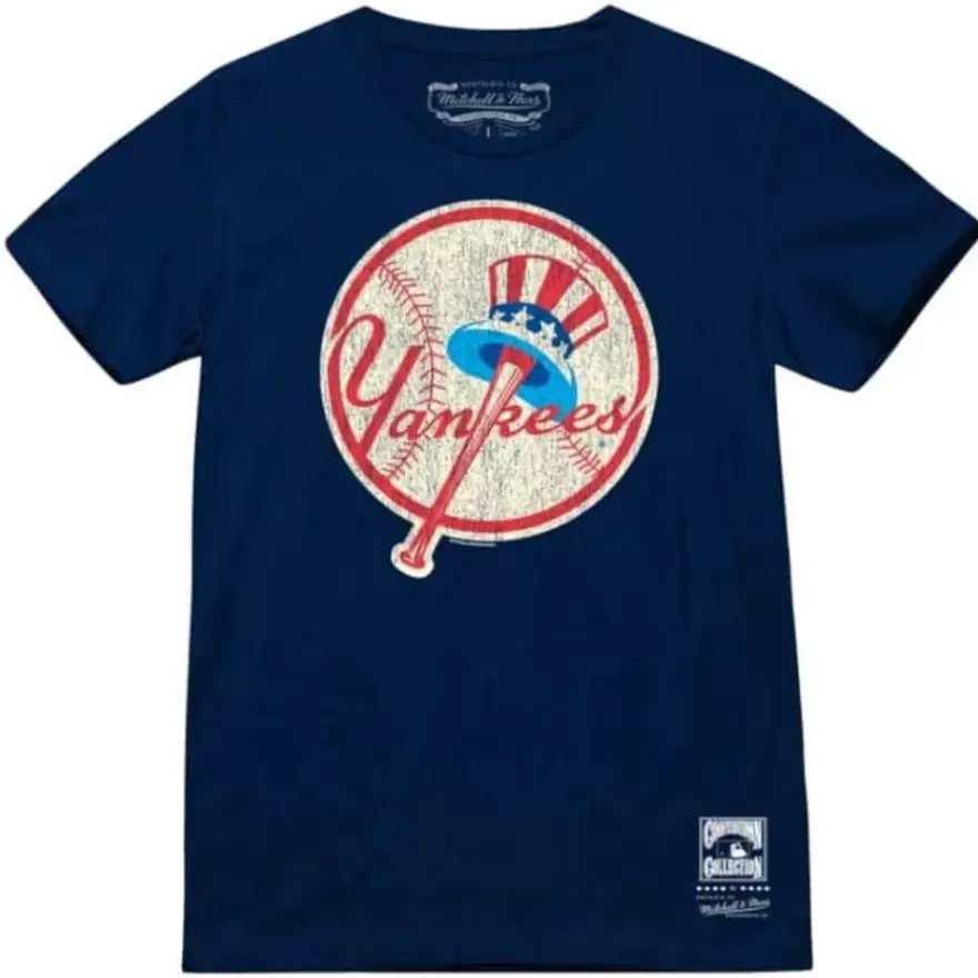 Mitchell & Ness T-Shirts & Tops-Under The Lights Tee New York Yankees