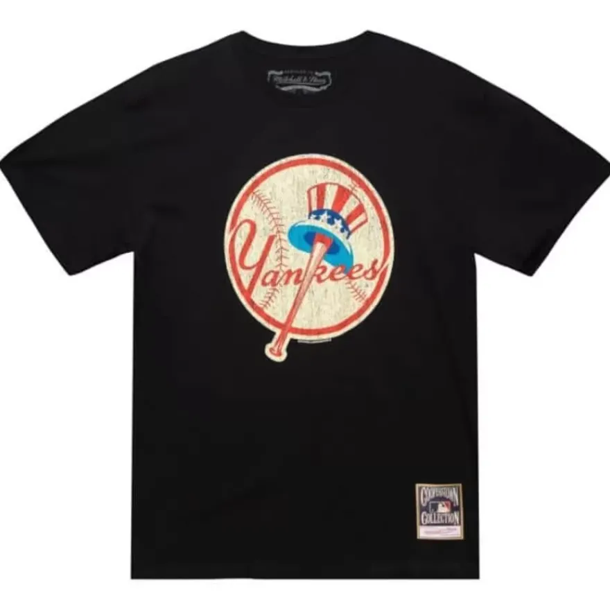 Mitchell & Ness T-Shirts & Tops-Under The Lights Tee New York Yankees