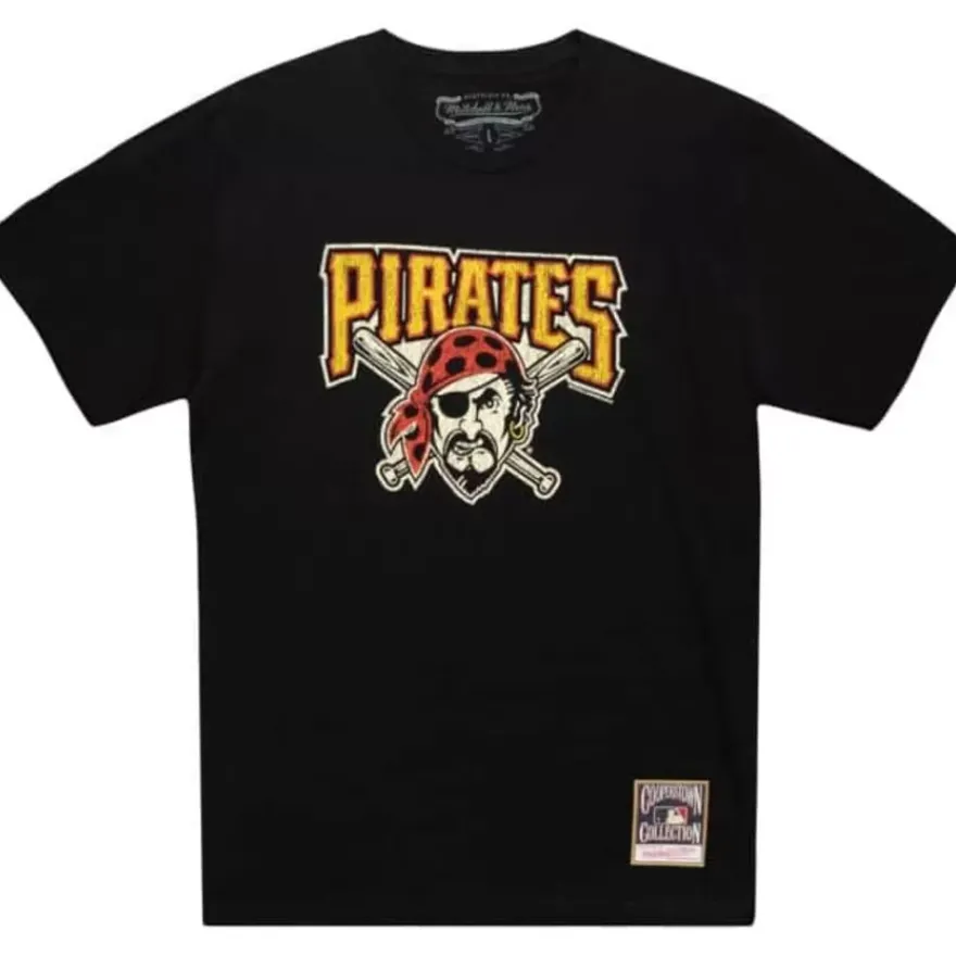Mitchell & Ness T-Shirts & Tops-Under The Lights Tee Pittsburgh Pirates