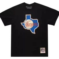 Mitchell & Ness T-Shirts & Tops-Under The Lights Tee Texas Rangers