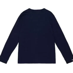 Mitchell & Ness T-Shirts & Tops-University Arch Logo Ls Tee University Of Michigan