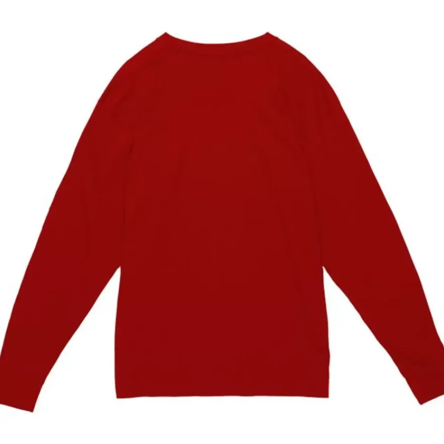 Mitchell & Ness T-Shirts & Tops-University Arch Logo Ls Tee University Of Arkansas