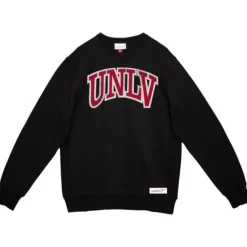Mitchell & Ness T-Shirts & Tops-University Arch Logo Ls Tee Unlv