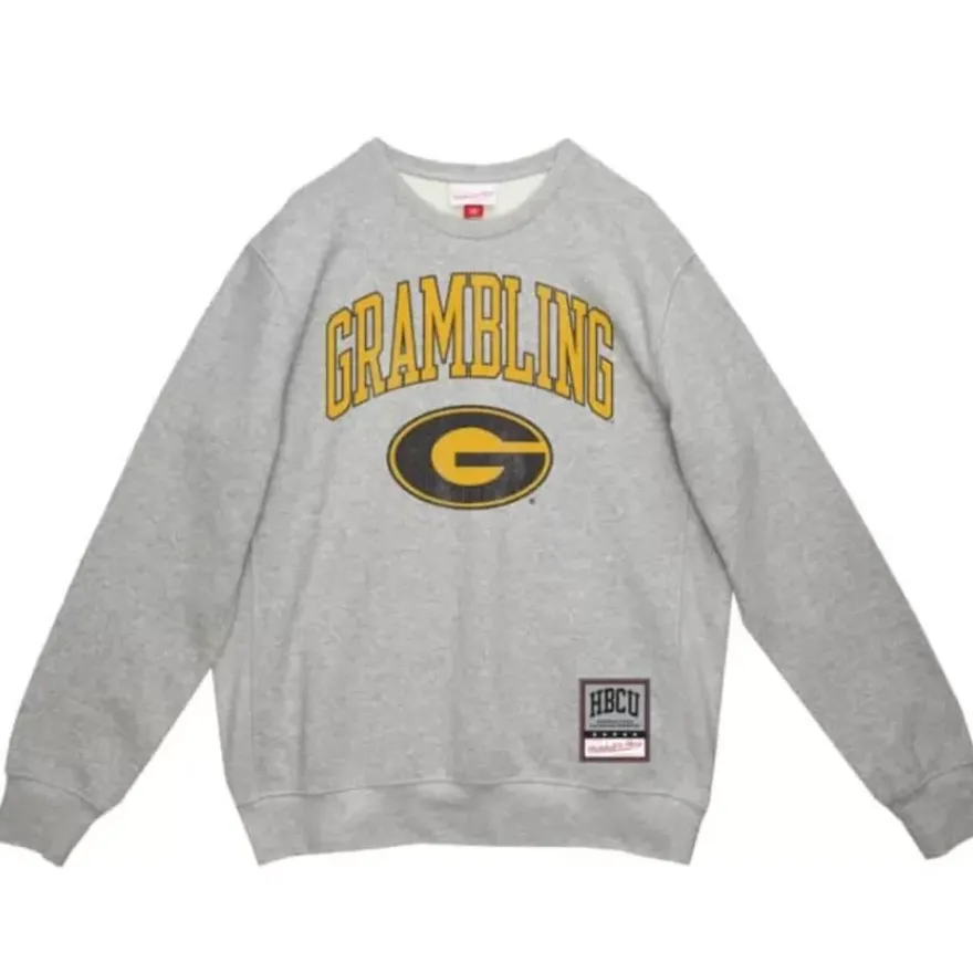 Mitchell & Ness T-Shirts & Tops-University Arch Logo Ls Tee Grambling State University