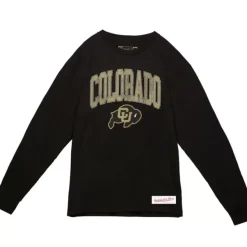 Mitchell & Ness T-Shirts & Tops-University Arch Logo Ls University Of Colorado Boulder