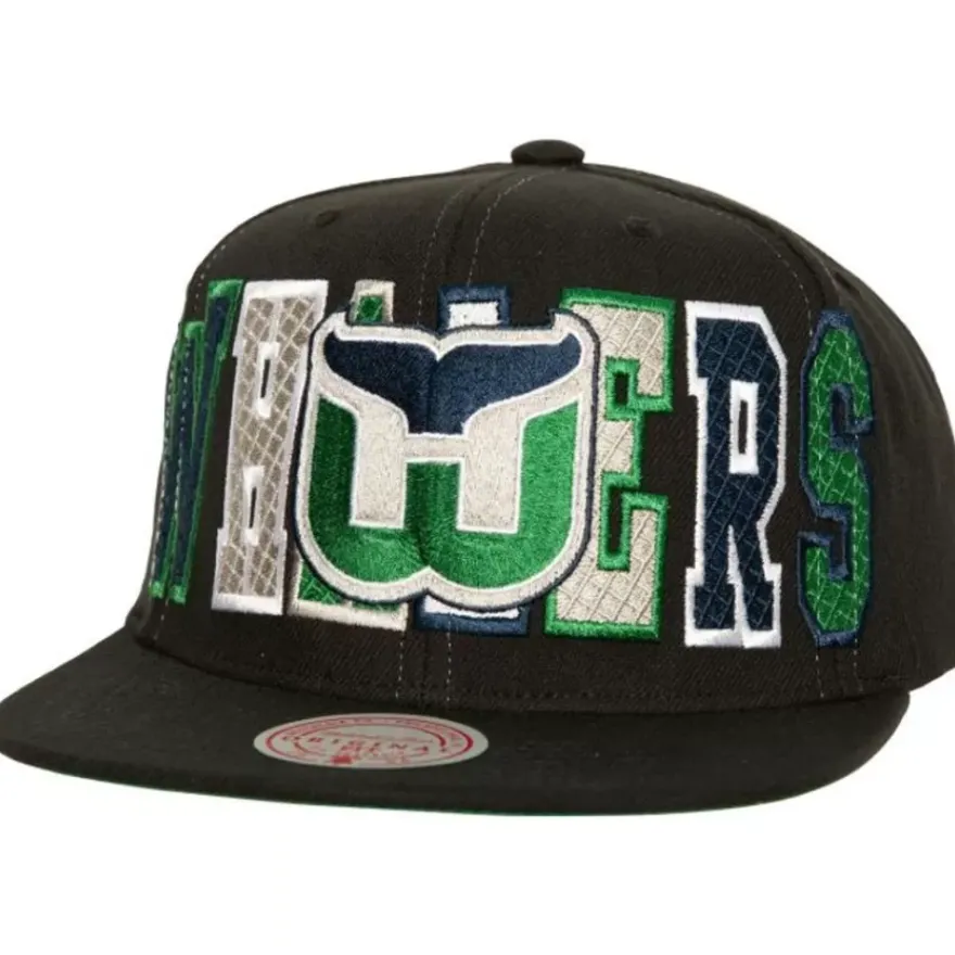 Mitchell & Ness Snapback-Varsity Bust Snapback Vntg Hartford Whalers