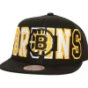 Mitchell & Ness Snapback-Varsity Bust Snapback Vntg Boston Bruins
