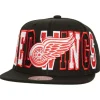 Mitchell & Ness Snapback-Varsity Bust Snapback Vntg Detroit Red Wings