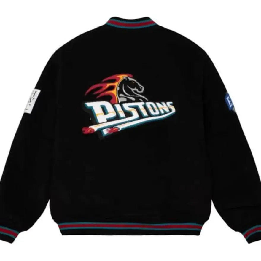 Mitchell & Ness Jackets & Outerwear-Varsity Jacket Detroit Pistons