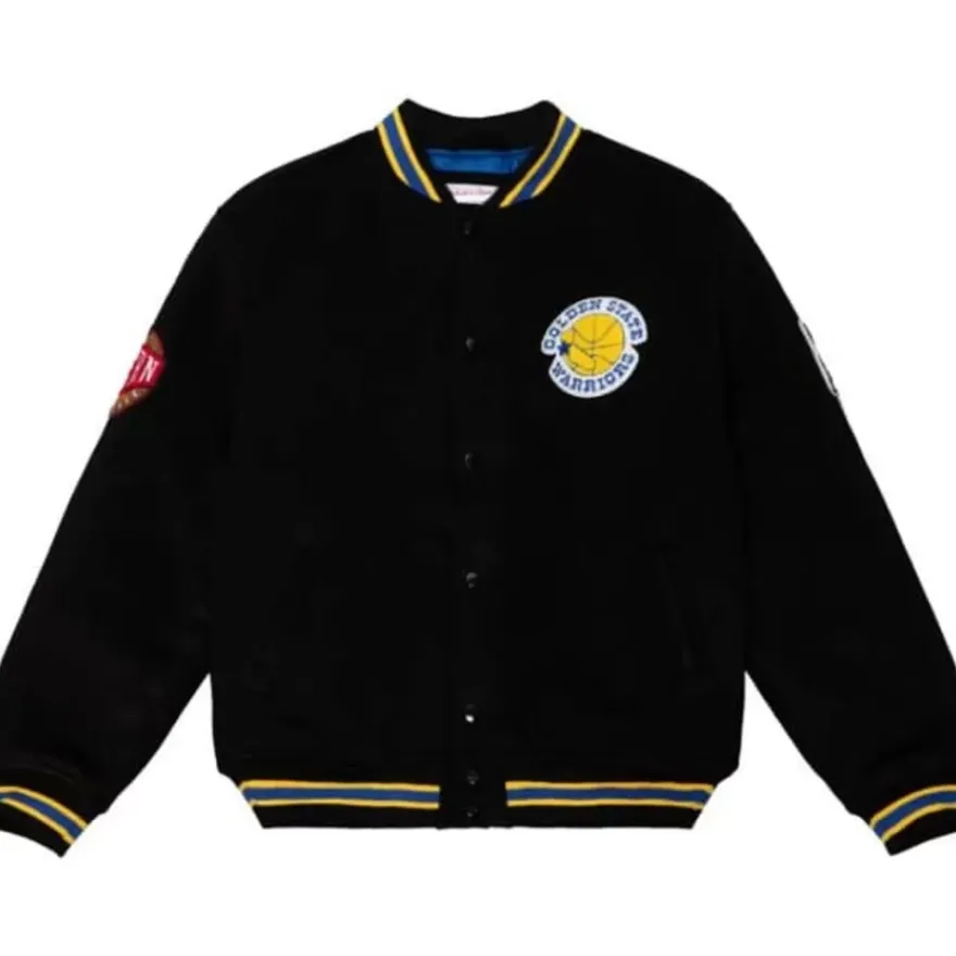 Mitchell & Ness Jackets & Outerwear-Varsity Jacket Golden State Warriors