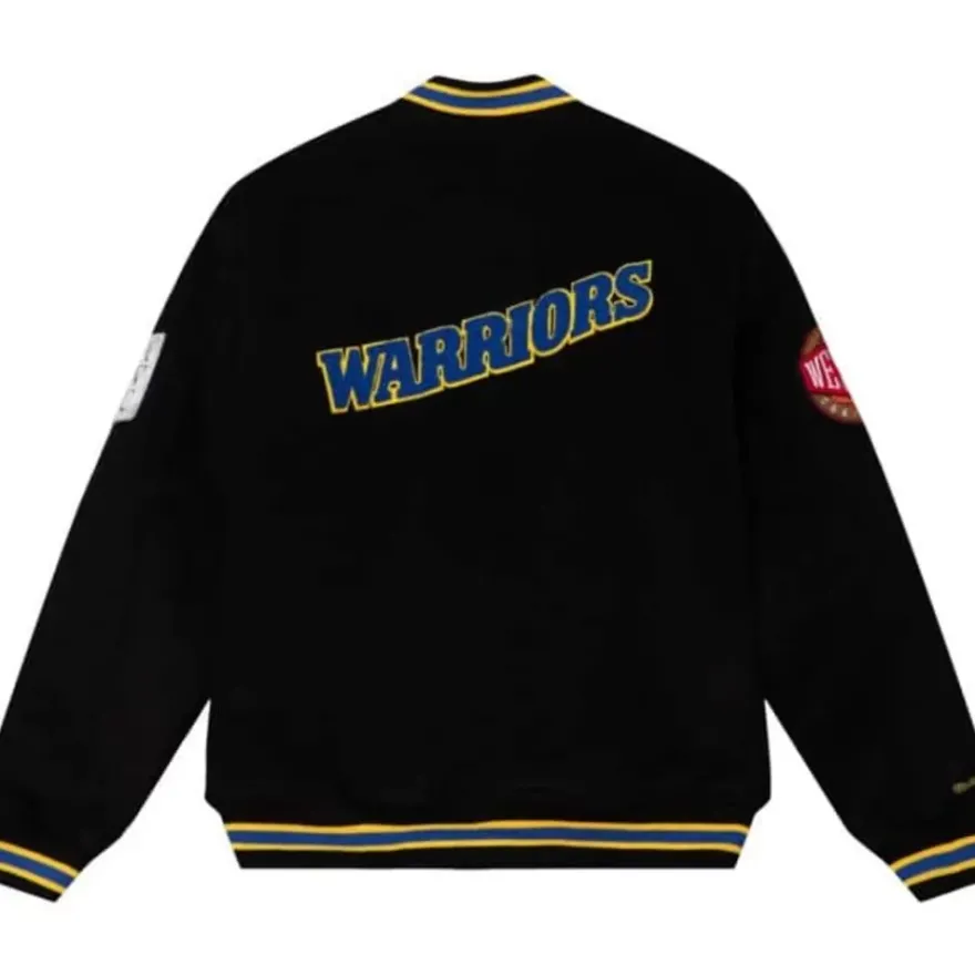 Mitchell & Ness Jackets & Outerwear-Varsity Jacket Golden State Warriors