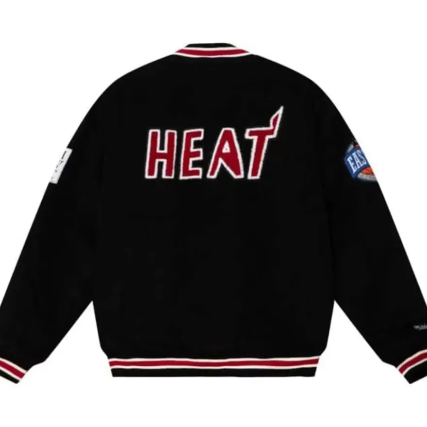 Mitchell & Ness Jackets & Outerwear-Varsity Jacket Miami Heat