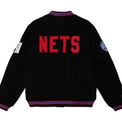 Mitchell & Ness Jackets & Outerwear-Varsity Jacket New York Nets